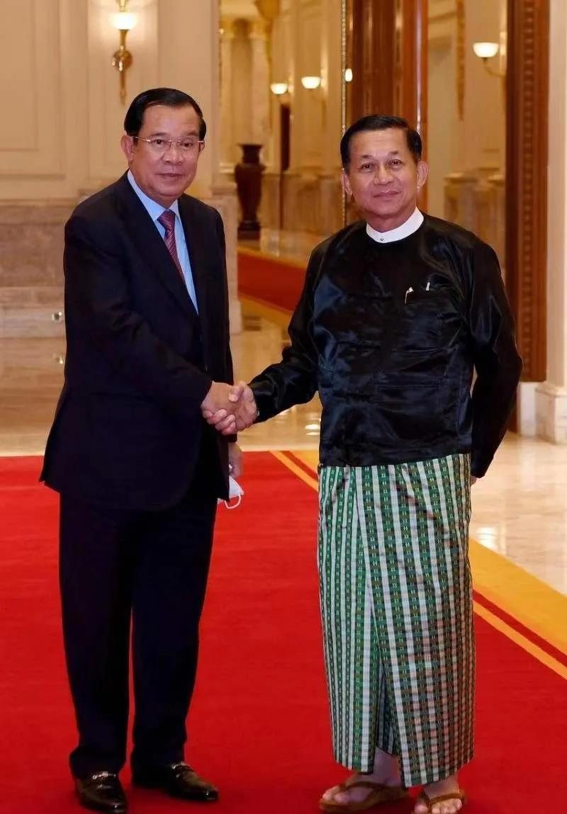柬埔寨首相洪森 已邀请缅甸政府领导人敏昂莱大将参加东盟峰会