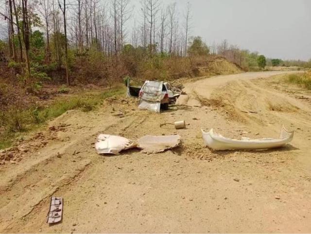 缅甸实皆省一汽车触发地雷，已致6人死亡