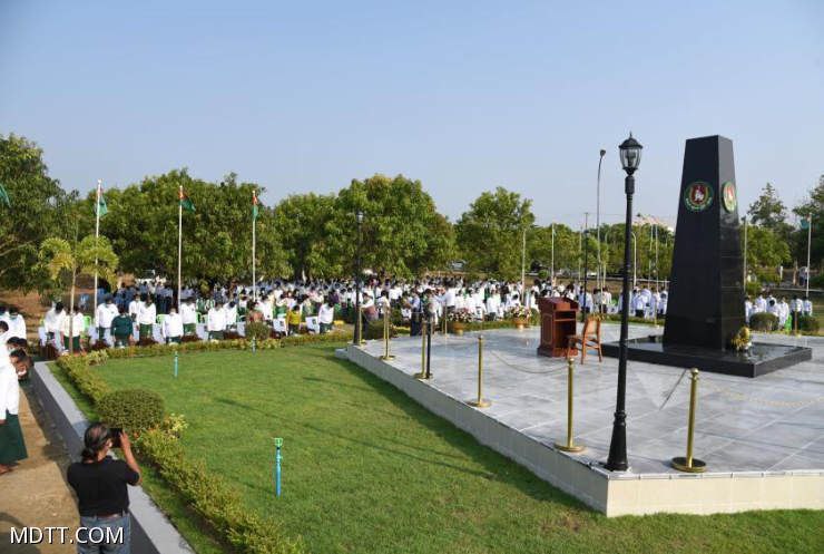 USDP的总部竖立了一座纪念碑纪念在暗杀企图中丧生的成员