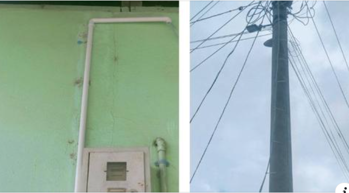 南坎镇内偷电缆、铁丝的小贼增多，经常突然就停电