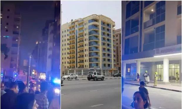 迪拜一栋住宅楼发生倾斜居民有震感100多个家庭被连夜疏散