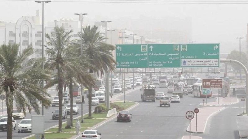 阿联酋天气：周日多尘的预报，水银上升