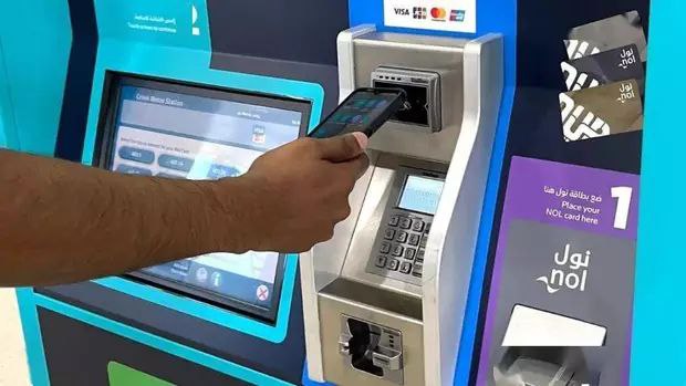 迪拜地铁自动售票机完成升级充值Nol卡时可数字支付