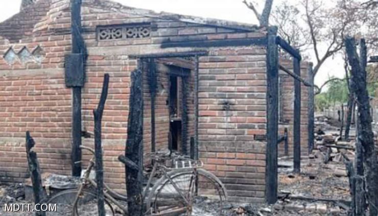 抢走食物衣服和贵重物品毁坏房屋军政府袭击马圭省小镇，8名平民丧生