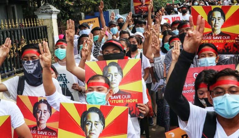 缅甸民族团结政府驳回昂山素季腐败定罪为“闹剧”