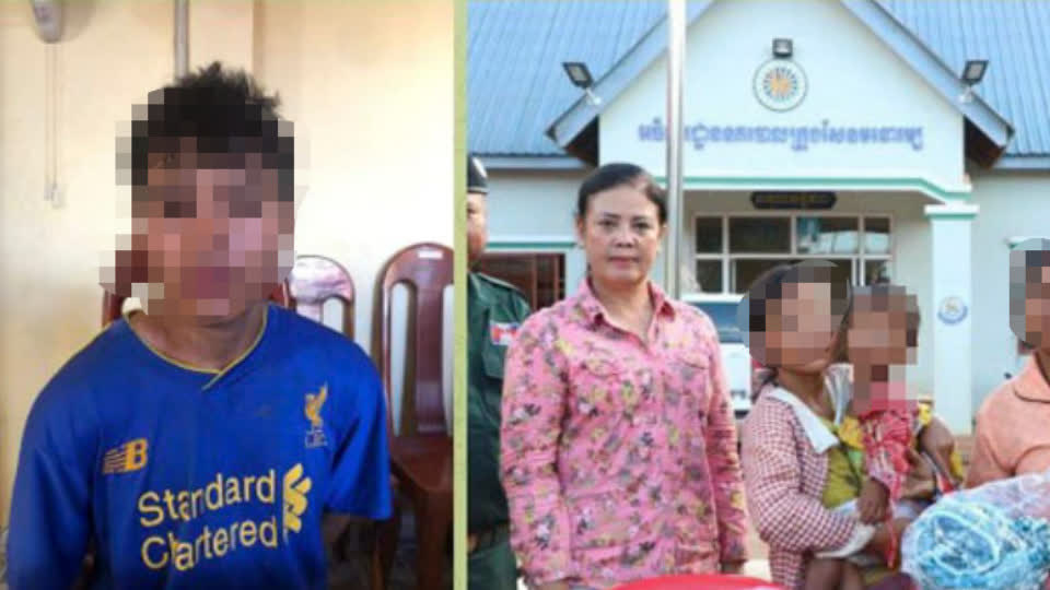 柬埔寨一残忍父亲拉3岁孩子去撞墙，致使其多处受重伤被捕！